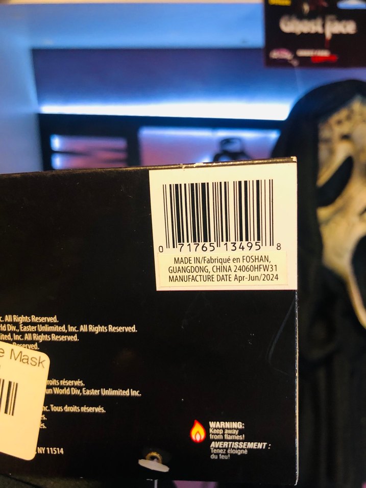 Ghost Face - Scream / Çığlık Gökkuşağı Maske [Fun World] - Görsel 5