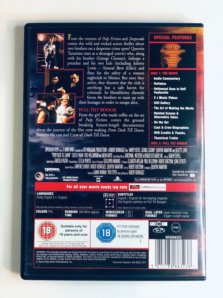 Gün Batımından Şafağa - From Dusk Till Dawn DVD Film [2 Disk] - Görsel 3