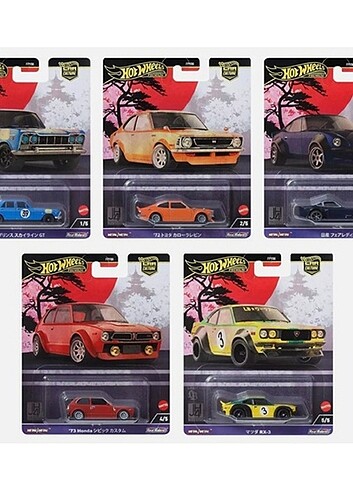 Hot Wheels 2024 Japan Historics 4 Seti