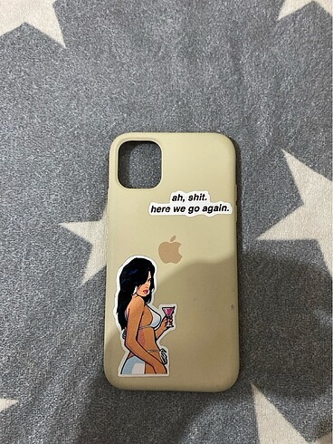 iphone 11 gta stıckerlı kılıf