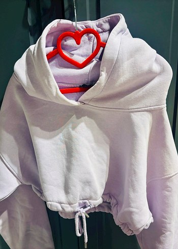 Cos Pastel Lila Bagcikli Kapusonlu Sweatshirt