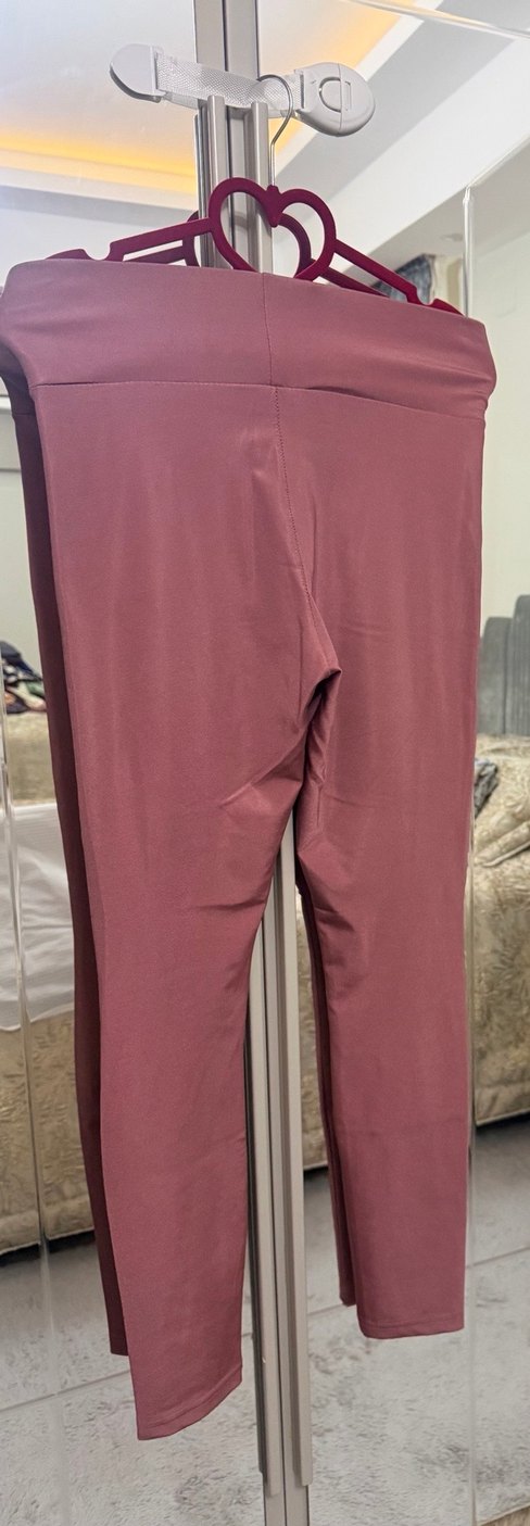 Pembe Midi Kadın Tayt - Görsel 2