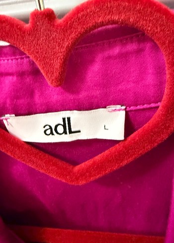 Pembe Düğmeli Uzun Kollu Keten Gömlek - Görsel 3