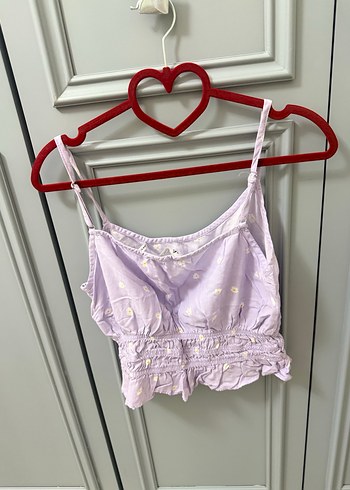 Lila Fırfırlı Askılı Mini Bustiyer - Görsel 2