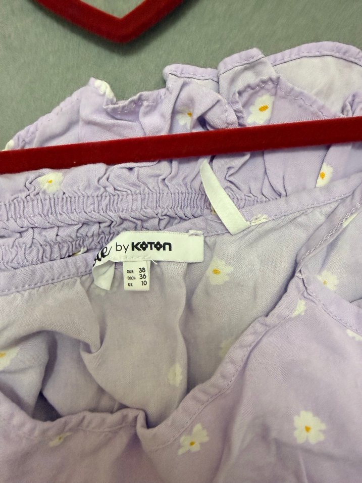 Lila Fırfırlı Askılı Mini Bustiyer - Görsel 3