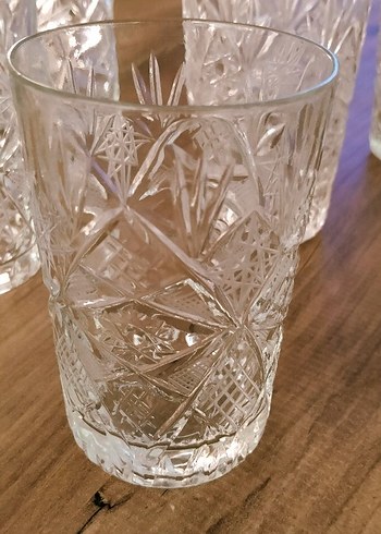 Paşabahçe Kesme Kristal Bardak seti