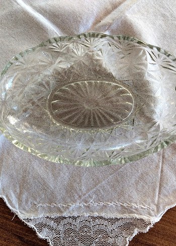 Vintage Kristal Tabak
