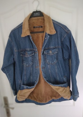 İçi Kürklü Denim Ceket
