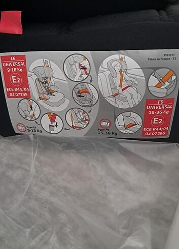 9- 36 kg Beden Bebek oto koltuğu
