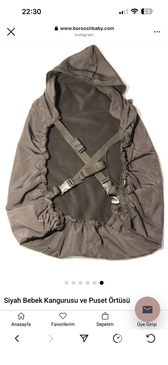 Bebek Kangurusu ve Puset Örtüsü - Görsel 3