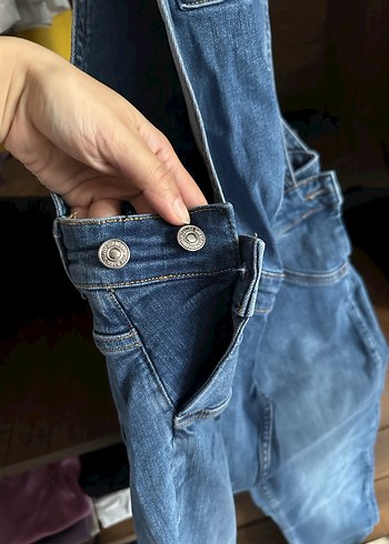 Mango Denim Hamile Tulum - Görsel 4