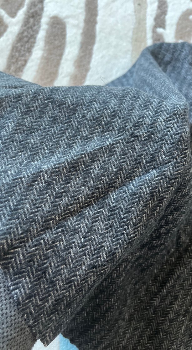 Gri Pilili Midi Hamile Eteği - Görsel 2