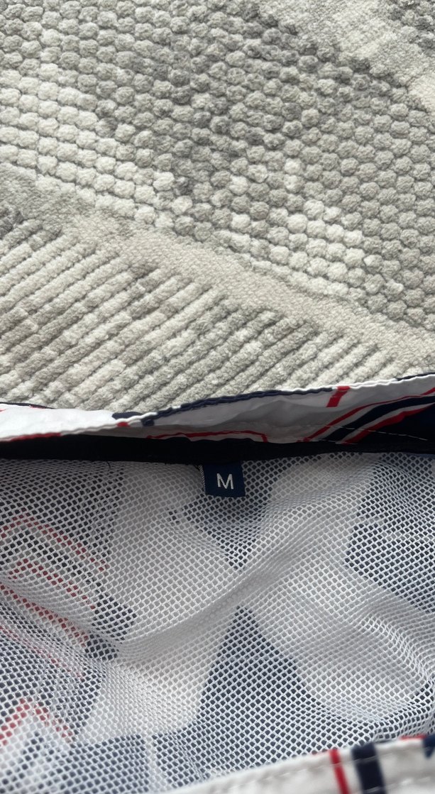 Erkek Çok Renkli Desenli Mini Yüzme Şortu - Görsel 2