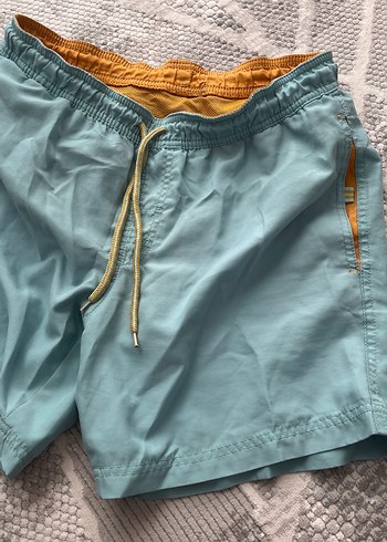 Turkuaz Erkek Midi Yüzme Şortu - Görsel 2