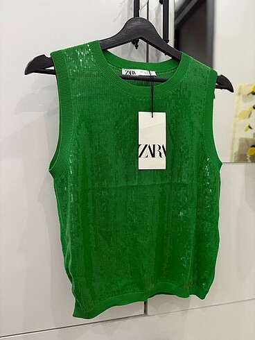Zara Zara Payetli Bluz