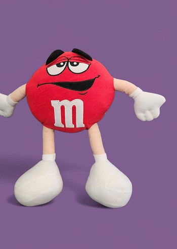 Kırmızı M&M Peluş Oyuncak