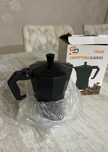 Fransız Usulü Siyah 3 Fincanlı Kahve Makinesi - Görsel 2