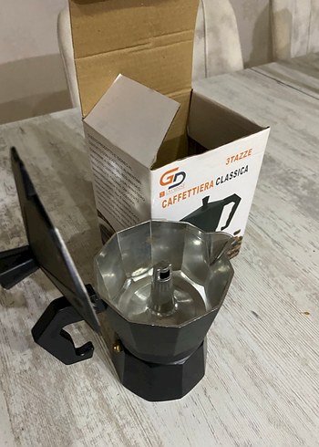 Fransız Usulü Siyah 3 Fincanlı Kahve Makinesi - Görsel 3