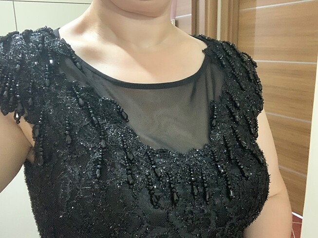 Abiye Dantel gece elbisesi