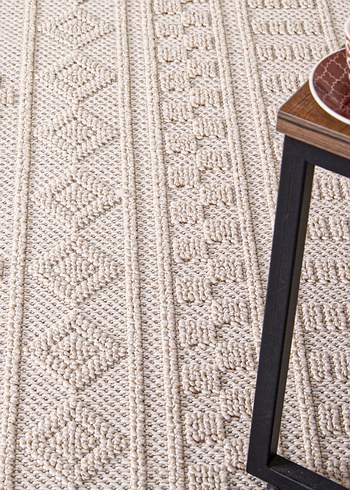 Sisal bukle halı oturma odası halısı - Görsel 3