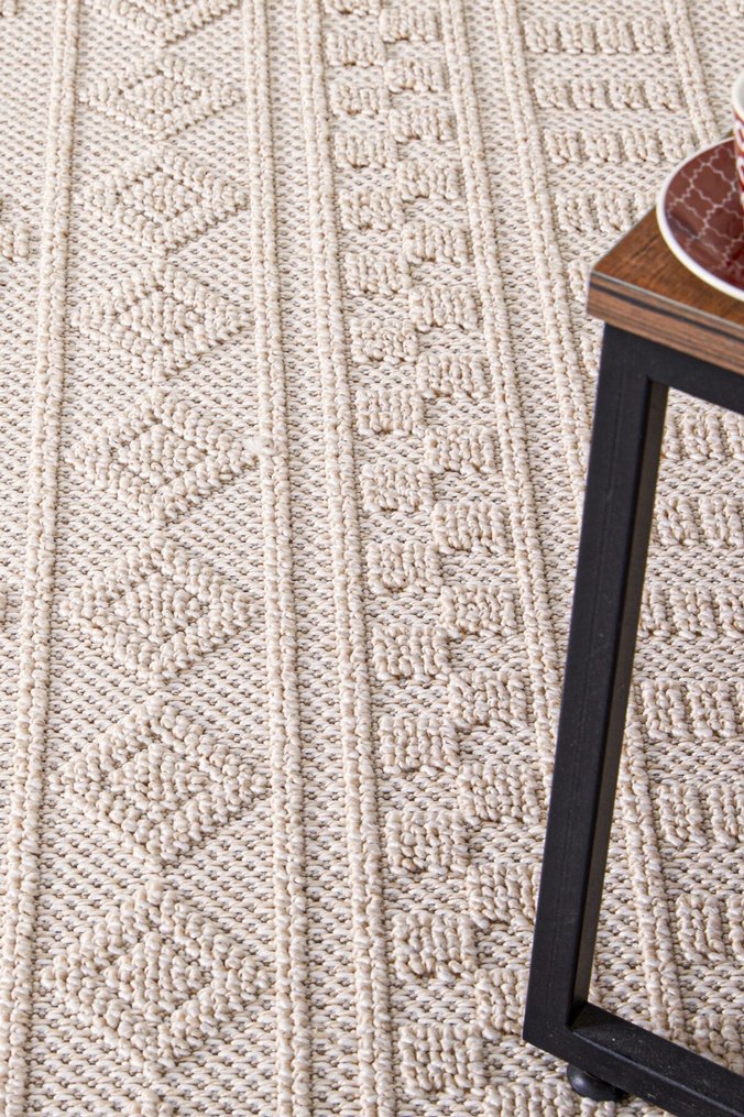 Sisal bukle halı oturma odası halısı - Görsel 3