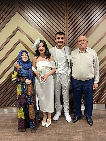 s Beden beyaz Renk Nikah elbisesi