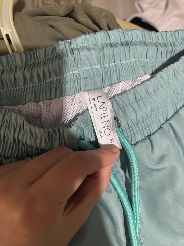 Sarı Gri Kemerli Erkek Mini Şort - Görsel 2