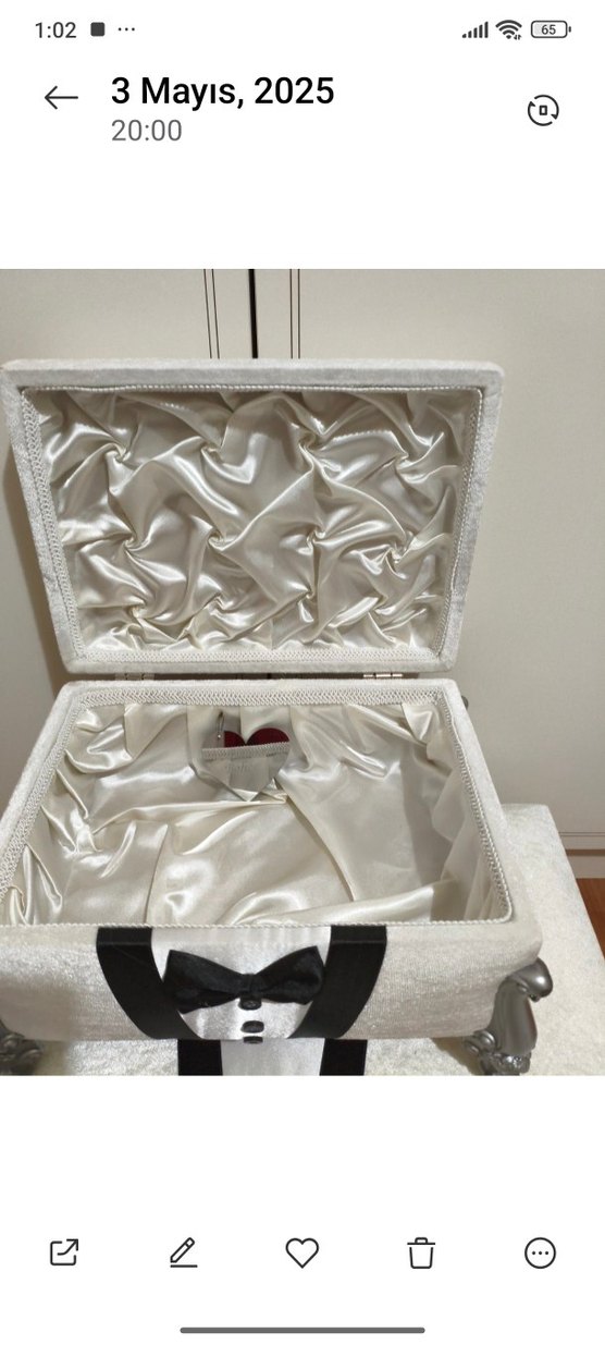 Damat bohçası ikili sandik - Görsel 2