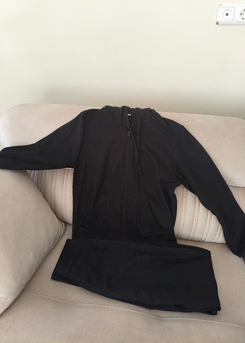 Erkek Siyah esofman takimi - Görsel 2