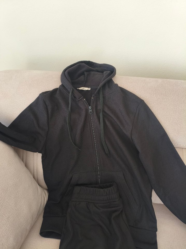 Erkek Siyah esofman takimi - Görsel 3