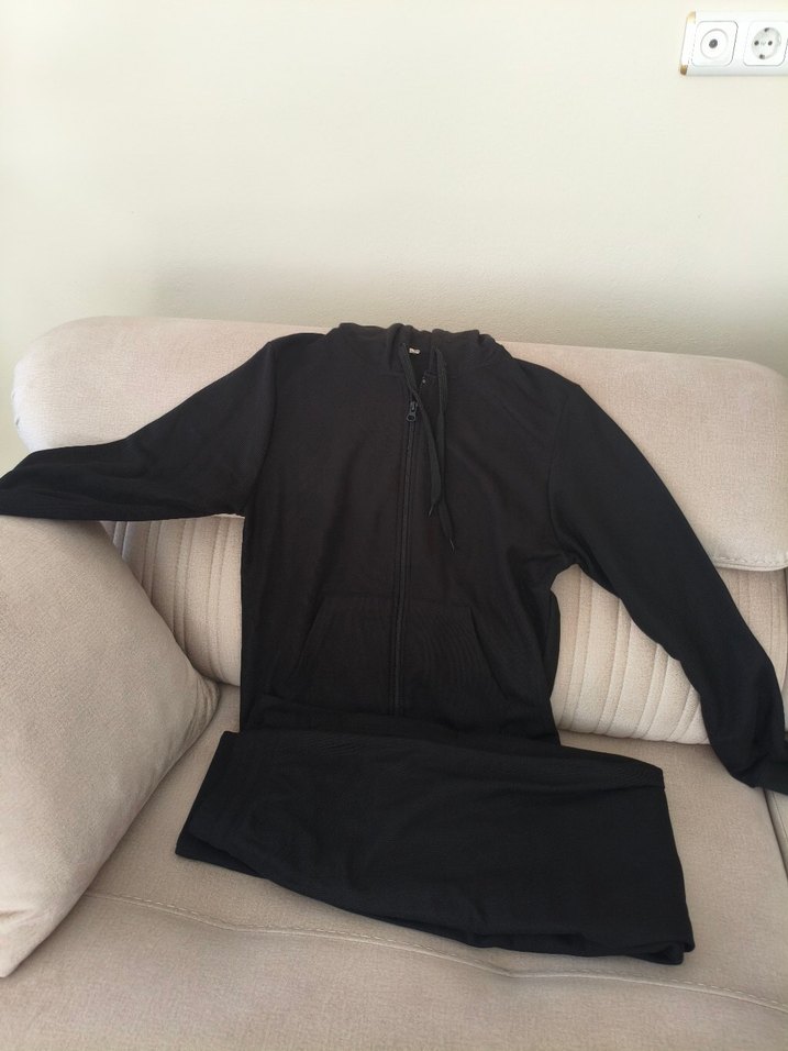 Erkek Siyah esofman takimi - Görsel 2