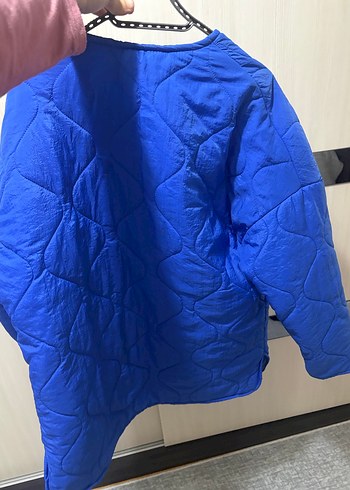 Düğmeli Lacivert Kadın Midi Ceket - Görsel 2