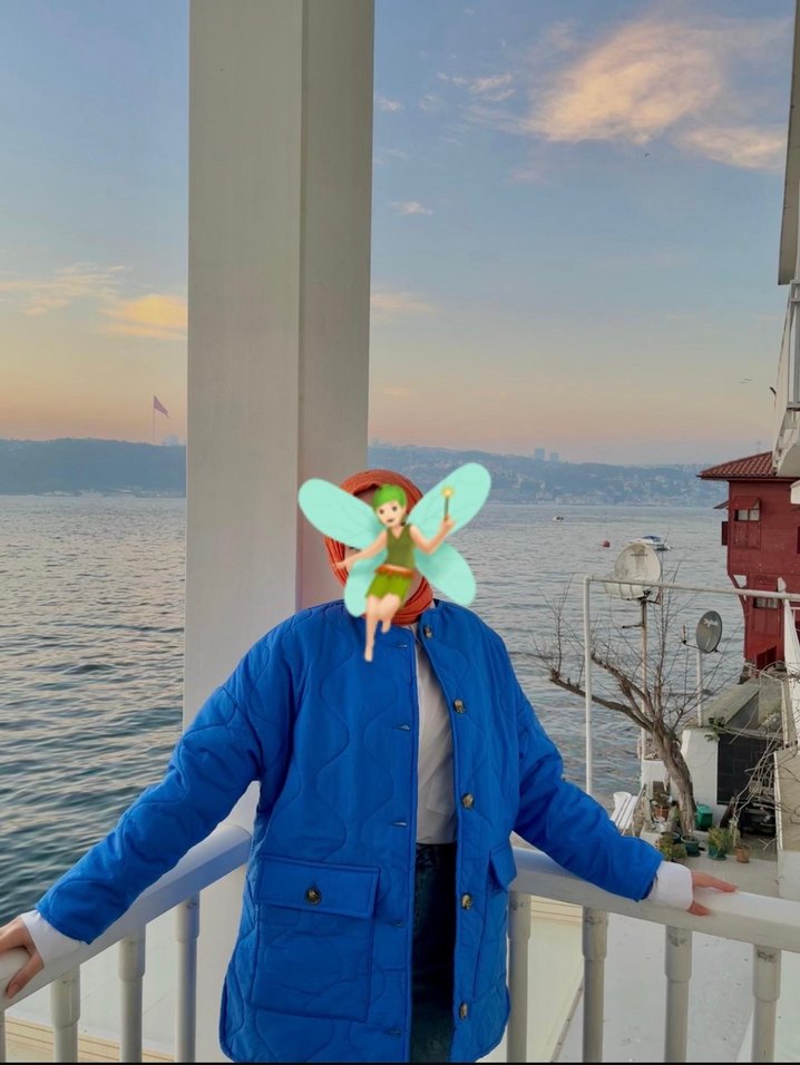 Düğmeli Lacivert Kadın Midi Ceket - Görsel 4