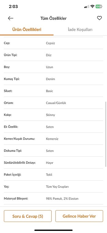 Jean Pantolon - Görsel 4