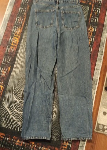 Kadın Mavi Baggy Denim Pantolon - Görsel 2