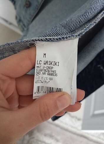 m Beden mavi Renk Kot ceket
