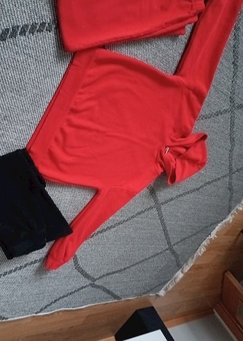 Kız Çocuk sweat ve 2 ispanyol paca tayt - Görsel 3