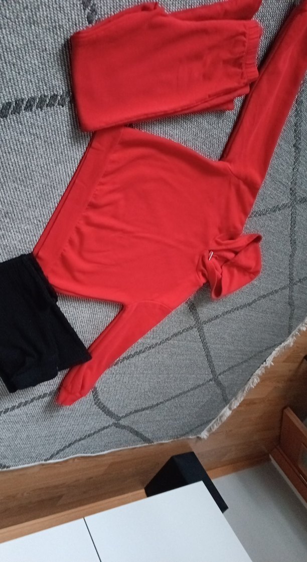 Kız Çocuk sweat ve 2 ispanyol paca tayt - Görsel 3