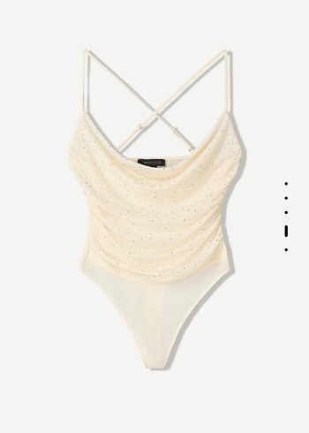 Bershka taşlı body