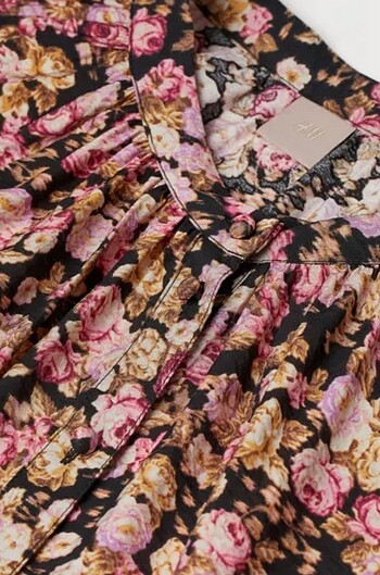H&M H&M Black Rose Elbise