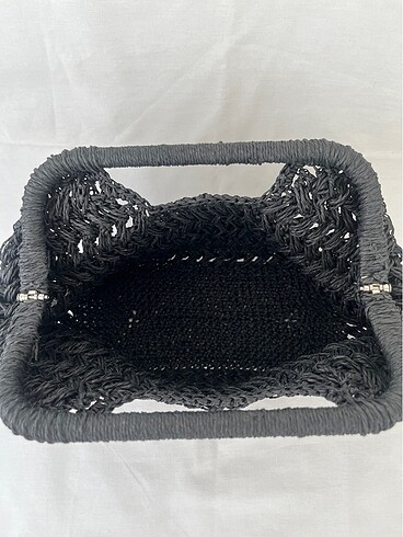  Beden siyah Renk Mango Clutch Çanta