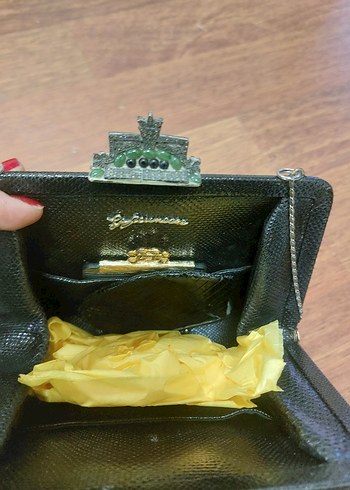 Koyu Siyah, Crocodil, Vintage Çanta - Görsel 2