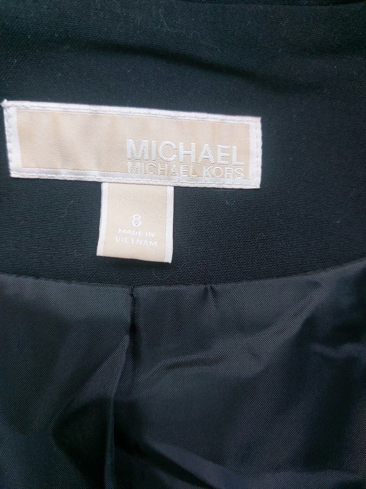 Michael Kors, tek düğmeli, kol büzg detay Blazer ceket. - Görsel 3