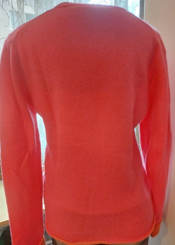 Simply Cashmere Marka, pembe V yaka kaşmir kazak - Görsel 3