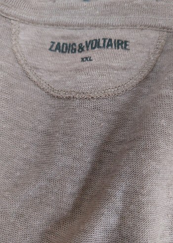 Zadig&voltaire Düğmeli Nakışlı Keten Kadın Trikp - Görsel 3