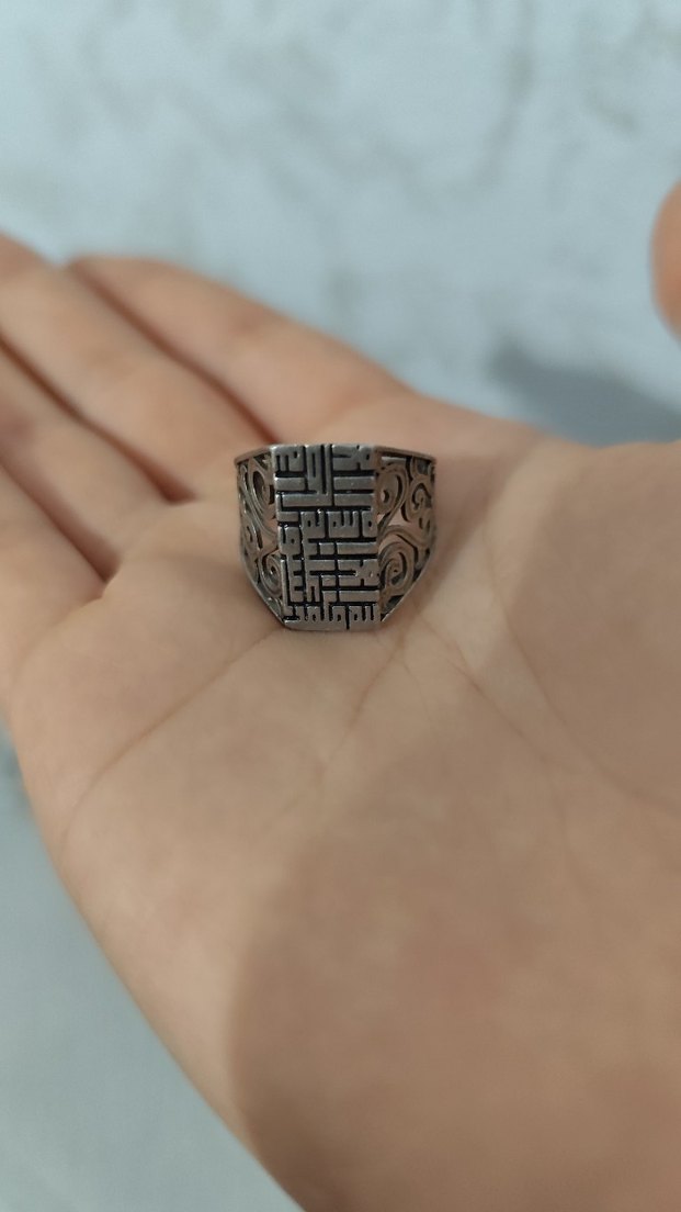 Kadın Beyaz Payetli Kelebek Yüzük - Görsel 2