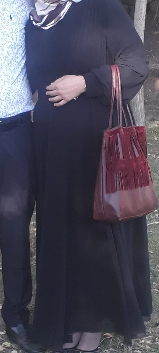 Siyah Uzun Gösterişli Kadın Abiye Elbise - Görsel 2