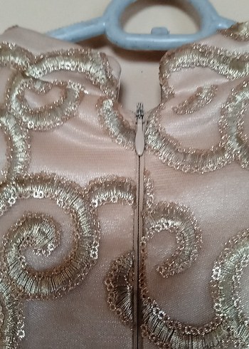 Bordo Uzun Kollu Drapeli Kadın Elbise - Görsel 3