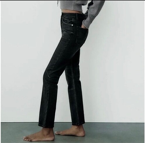 xs Beden Antrasit jean