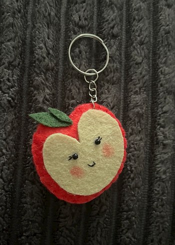 Renkli  Elma Anahtarlık - Görsel 2